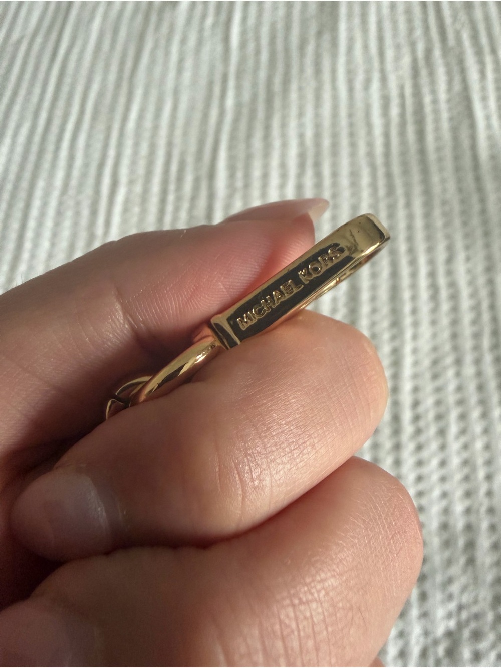 Gold Michael Kors Key Chain - Picture 4 of 4